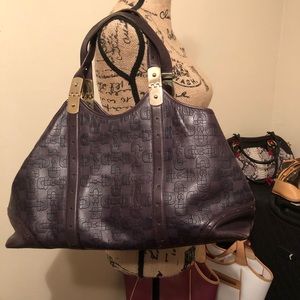 Gucci |  purple handbag; EUC